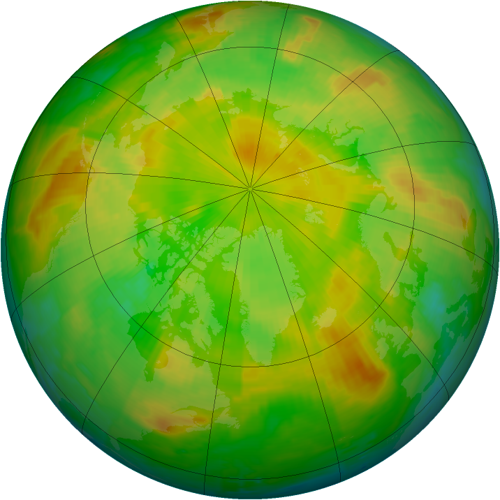 Arctic ozone map for 02 June 1994
